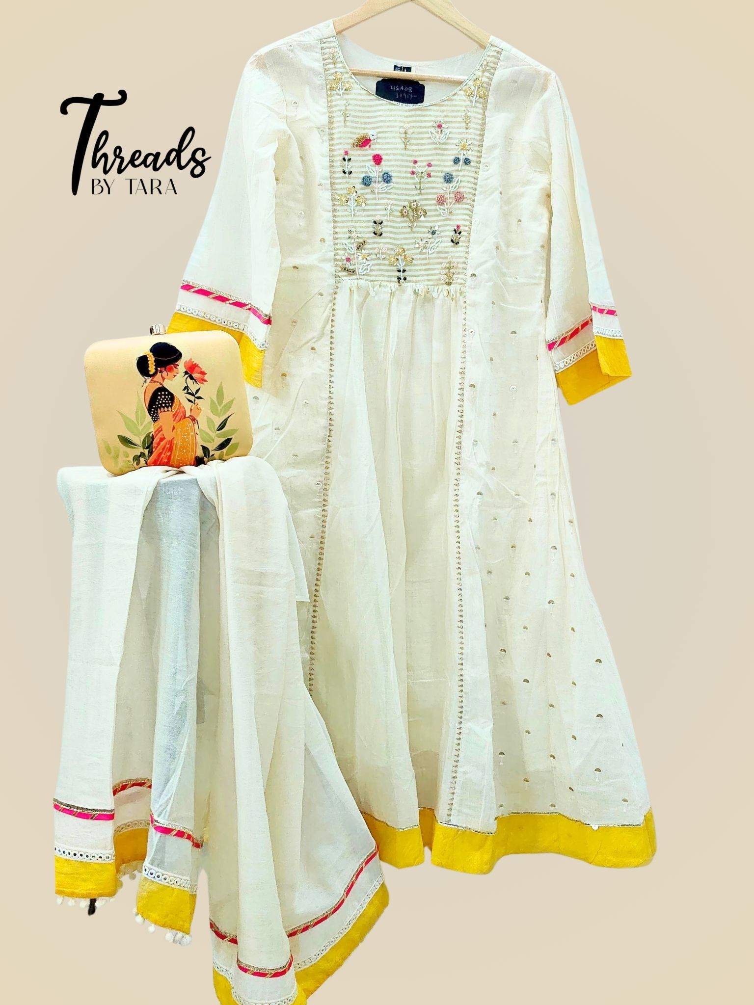 Mogra Veil Anarkali