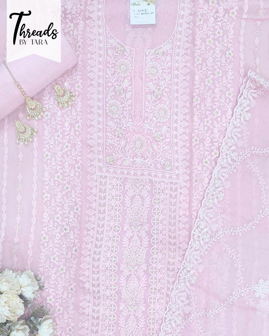 Dreamweave Beaded Georgette Suit