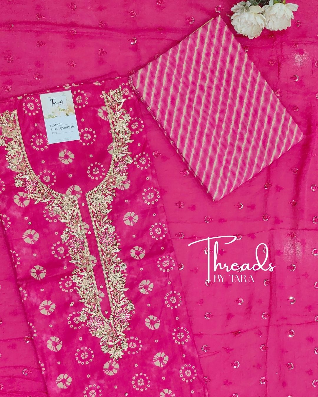 Fuchsia Dubka Suit
