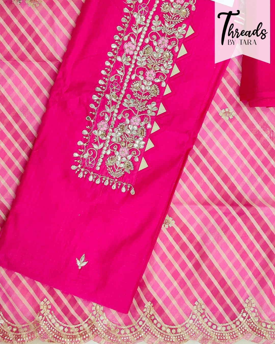 Fuchsia Blossom Suit
