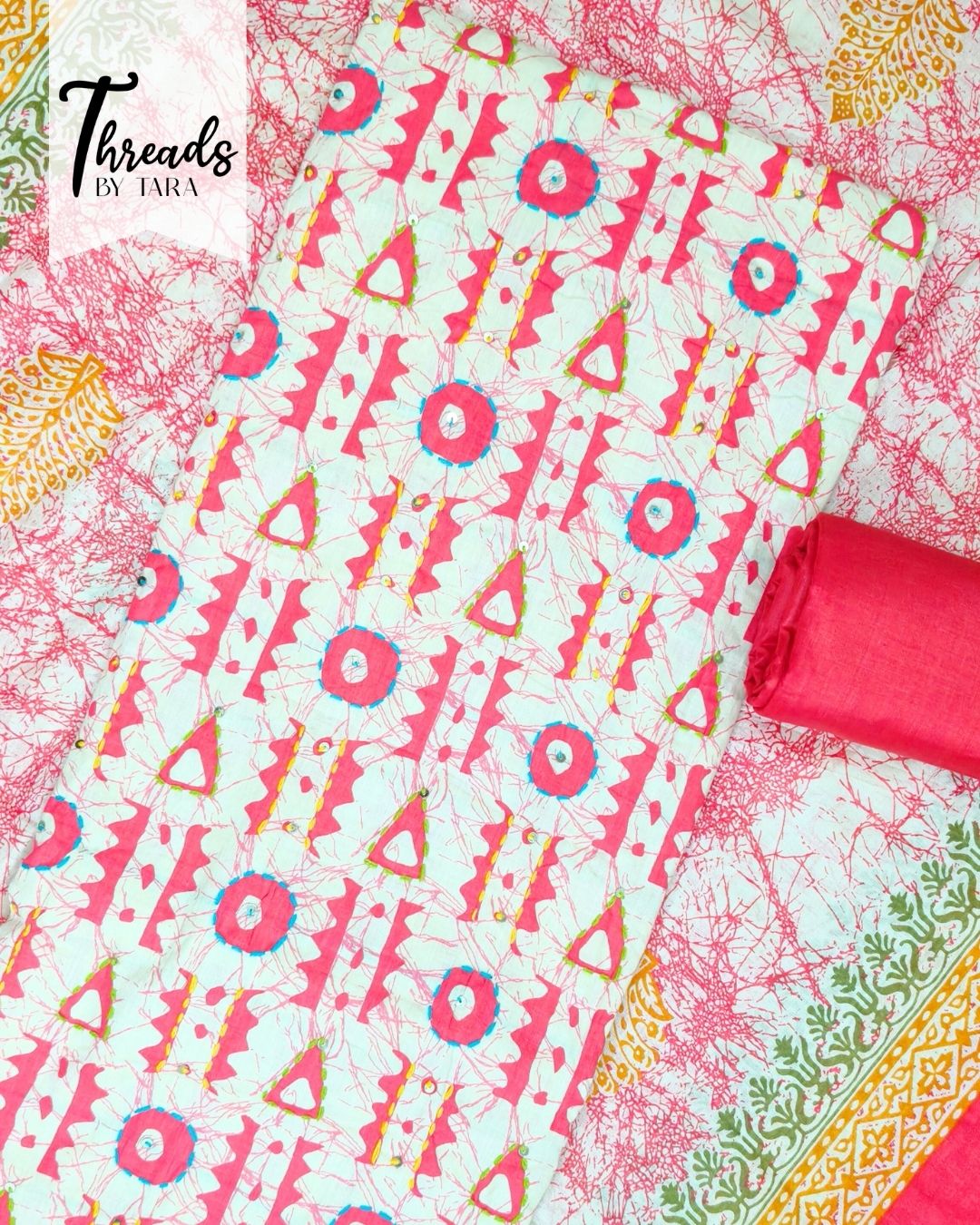 Kantha Work Suit